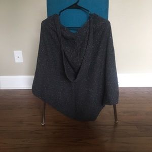 Vans Hooded Tweed Knit Cocoon Cardigan/Shrug